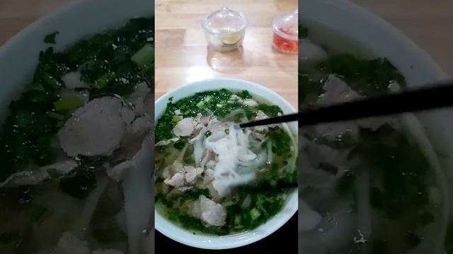 Vietnam Hanoi - Pork Rice Noodle Soup