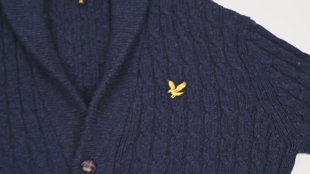 Вязаный шерстяной кардиган Lyle & Scott Vintage