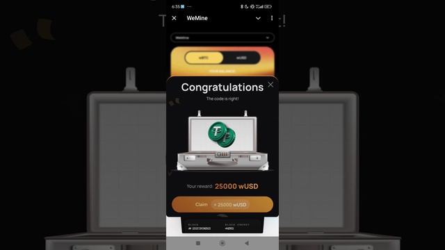 Комбо Daily Case We Mine 07.01 #wemine #комбо #dailycase.mp4