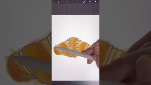 [イラスト]クロワッサンを描いてみた！