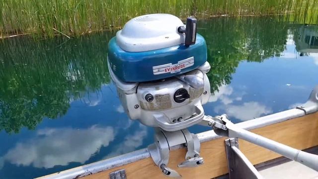 1949 Evinrude Zephyr 5.4hp On the Pond