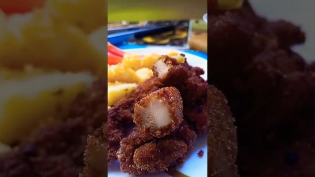 #Shorts Ломтики из куриного бедра на сковородке