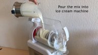 Preparation of soft ice cream - Revala ice cream powder