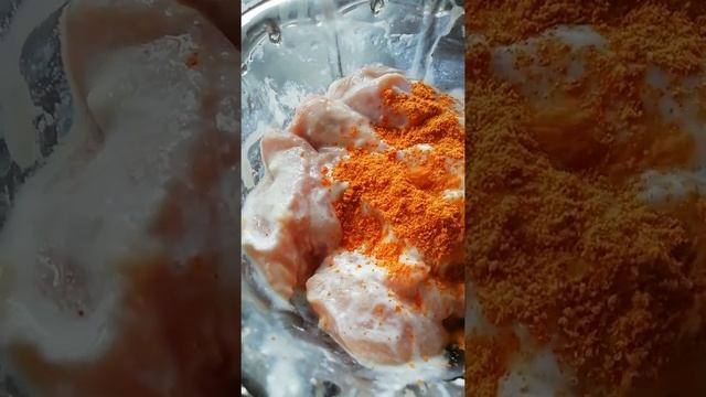 Crispy oregano fried chicken recipe #chickenfry #homecooking