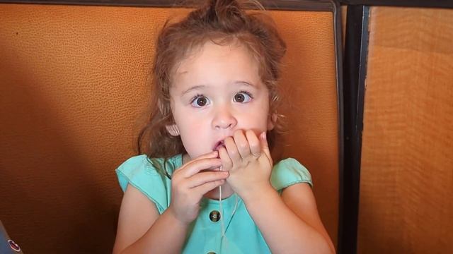 Dinner at the Kiko Ramen and Poke, Hailey's loving it!