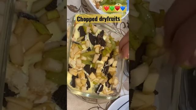 Fruit oreo custard|2 minute recipe|Healthy menu|kids recipe custard|Recipes for kids #custard #oreo