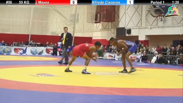 2012 Pan Am: 55 KG 3rd Place: J Mayea (ECU) vs. Alfredo Cisneros (CUB)