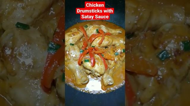 Chicken Drumsticks with Satay Sauce #short #asmr