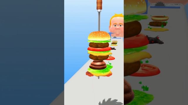 burger run level 45 #shorts #gaming #animação #kushgamerz