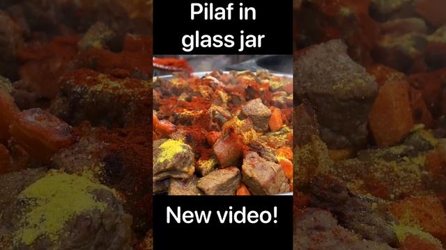 😯Very Tasty Pilaf in Glass Jar😯