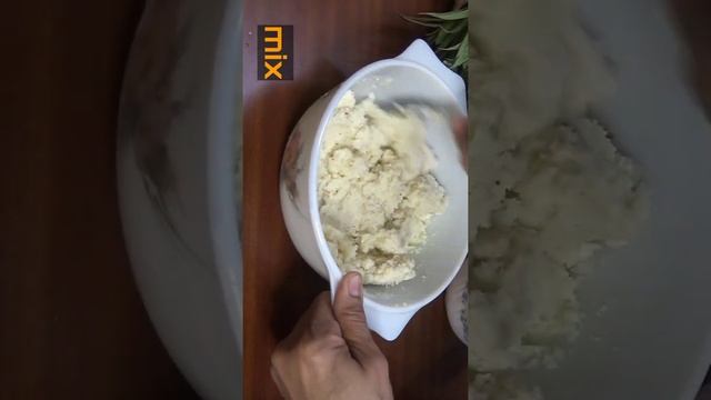 Mix the coconut flakes with the condensed milk & you will love it! #shorts