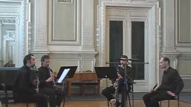 J. Francaix _Petit Quatuor_.  Mariinsky Clarinet Club.