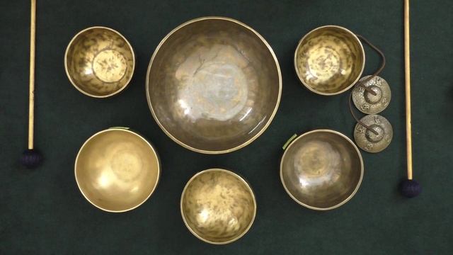 Акустический сет кованых чаш Full Moon Nepal #24-23