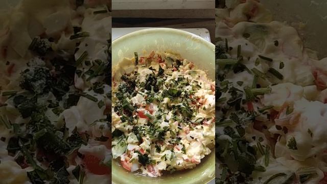 Салат из крабовых палочек
