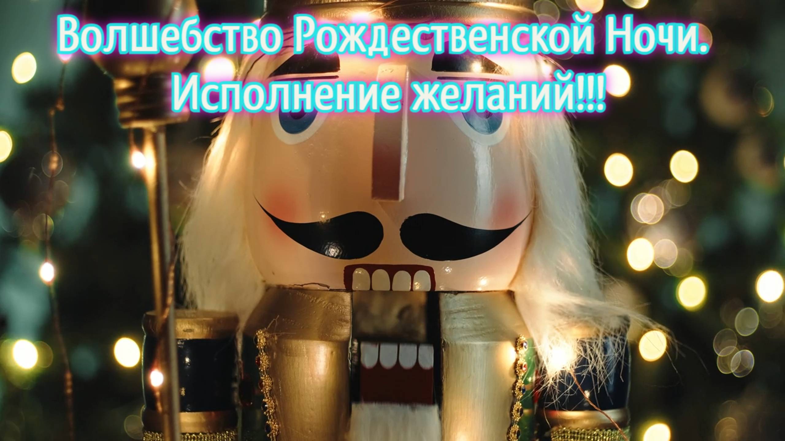 Волшебство Рождественской Ночи. 
Исполнение желаний!!! Премьера песни!!!