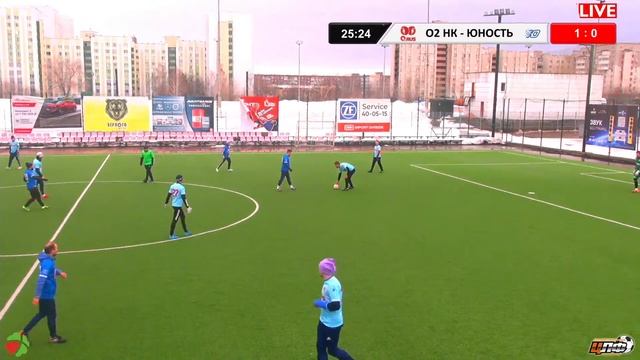 30.03.2024 O2 НИЖНЕКАМСК - ЮНОСТЬ, 1 Лига, LIVE 14:30 #ЦЛФ_2024