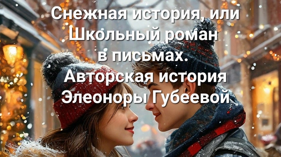 "Снежная история, или Школьный роман в письмах". Глава 1.