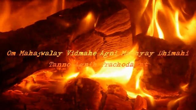 Мантра Бога Агни огня Agni Gayatri Mantra