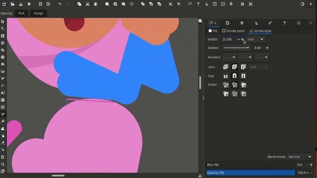 Let's design Lucy and Zira using inkscape (Time-lapsed)