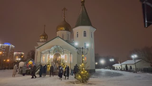 В КАНУН РОЖДЕСТВА ХРАМ ⛪️ АНДРЕЯ ПЕРВОЗВАННОГО В МИНСКЕ!🙏