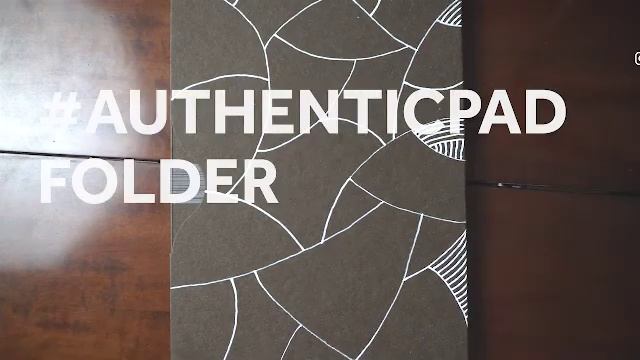 AUTHENTICPAD FOLDER BROWN by SMLT