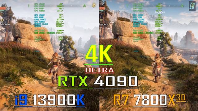 INTEL i9 13900K vs RYZEN 7 7800X3D || How Big is the Difference in 4K?