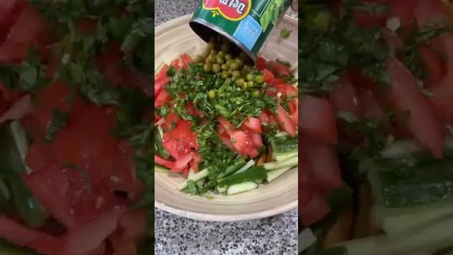 Очень вкусный салат с говядиной/Delicious beef salad