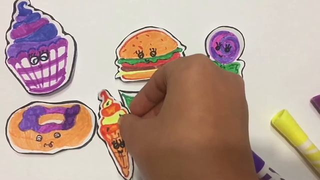 Мои рисунки еды🙂 с глазами 👀
