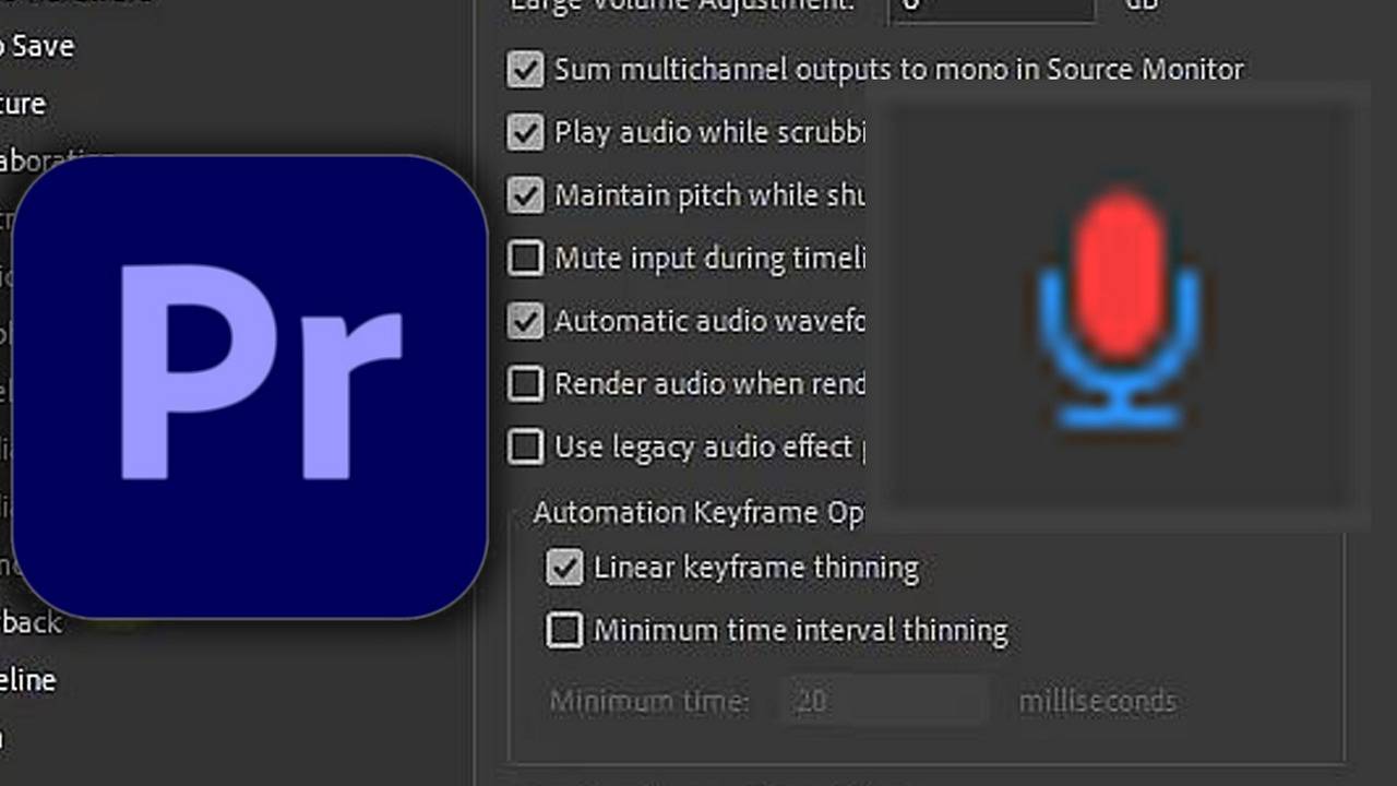 Убрать эхо при записи голоса в Adobe Premiere Pro
