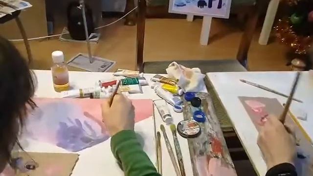 Мастер класс живопись масло