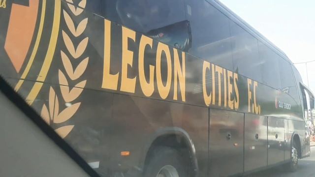 SPOTTED: Legon Cities on their way to Tamale to engage RTU