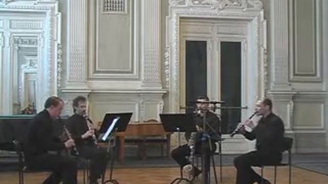 E. Bozza _Sonatine_.  Mariinsky Clarinet Club.