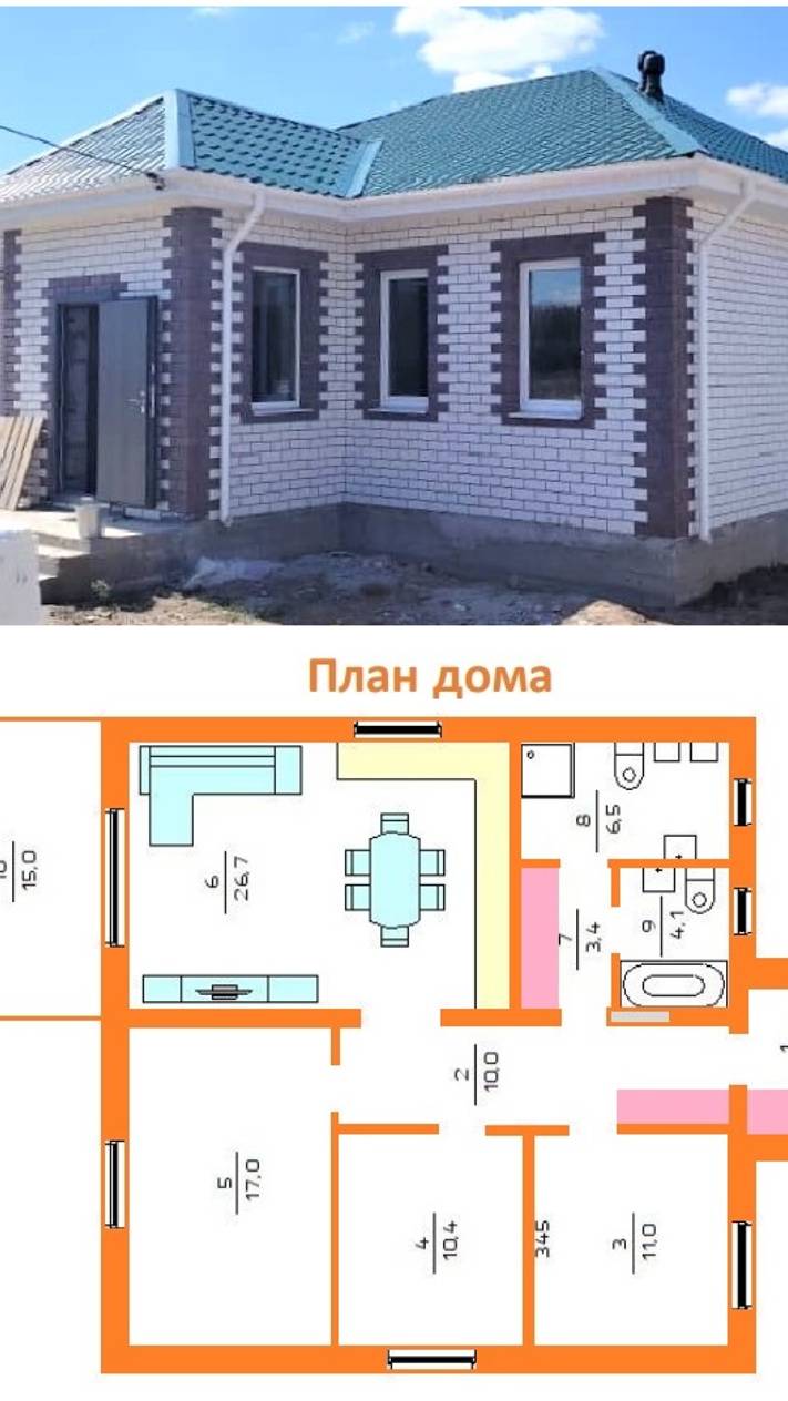 Новый дом в Верхнем Дуброво Свердловской области 25 минут от Екатеринбурга