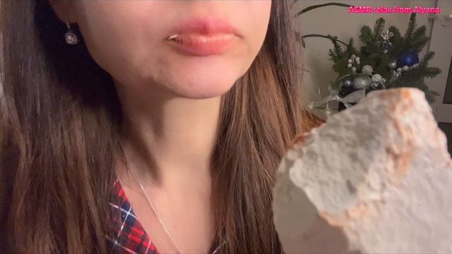 ASMR crunch clay&chalk/ глина Юпитер и мел Храповский💦