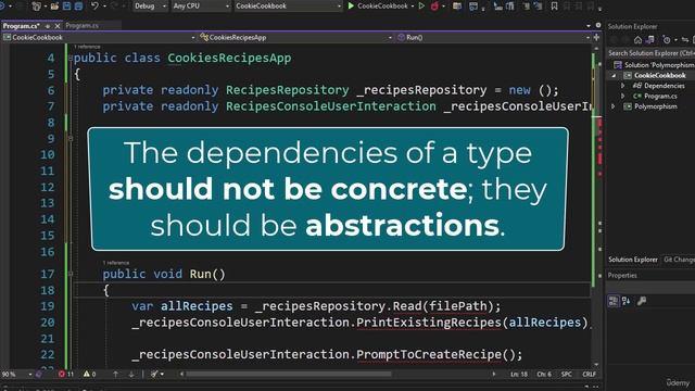 041 Assignment - Cookies Cookbook - Dependency Inversion and Dependency Injection