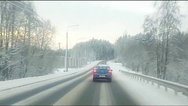 #Рождество #дорога #охтапарк