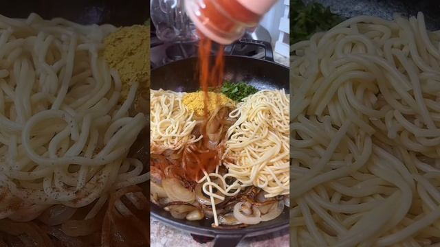 Caramelized Onion Pasta! #easyrecipe #pastarecipe #caramelized #cookingvideo #shorts #texykitchen