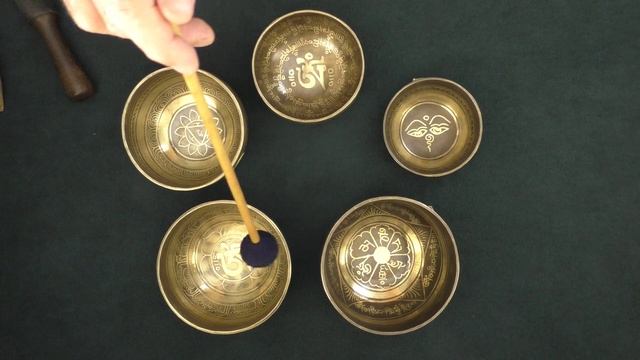 Акустический сет кованых чаш Премиум #24-03