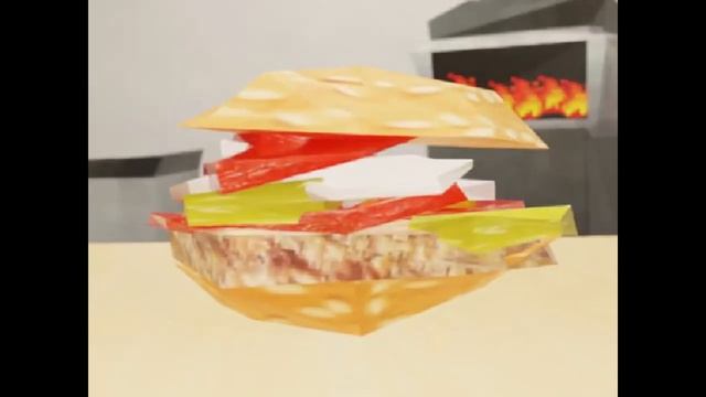 Burger King Ad With PS1 Graphics 2