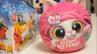 Обзор игрушки "Котик в клубочке Pets Alive Smitten Kittens" и блокнота Куроми