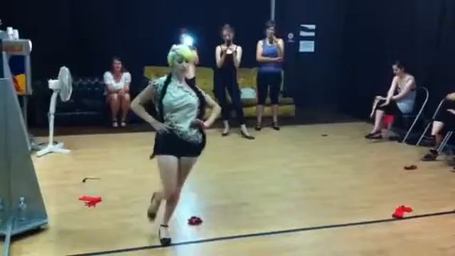 Sugar blue Lady marmalade routine