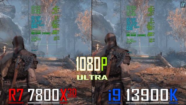 RYZEN 7 7800X3D vs INTEL i9 13900K  || PC GAMES BENCHMARK TEST ||