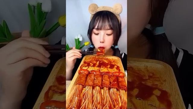 Korean noodle || ASMR || MUKBANG