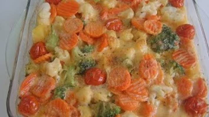 Овощи и рыба