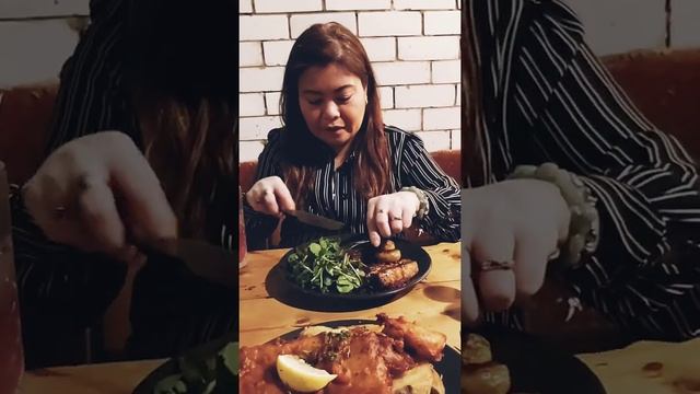 Dinner date, Baked Pork Duck Hoisin w/ Vegetables and Drinks #Shorts video || Coneyslifestylein uk