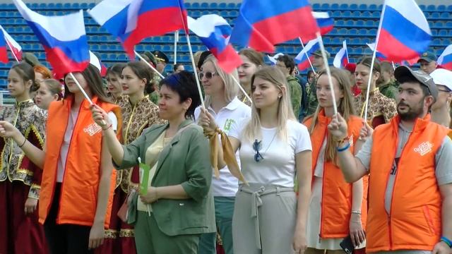 Флешмоб в поддержку Российской армии