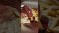 Person Dipping Fries in Ketchup #shorts