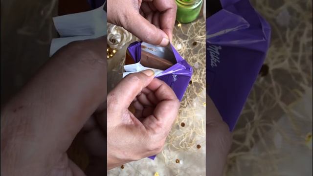 🥰Milka Milk Chocolate Review ASMR milka milk chocolate #chocolate #milkachocolate #shorts