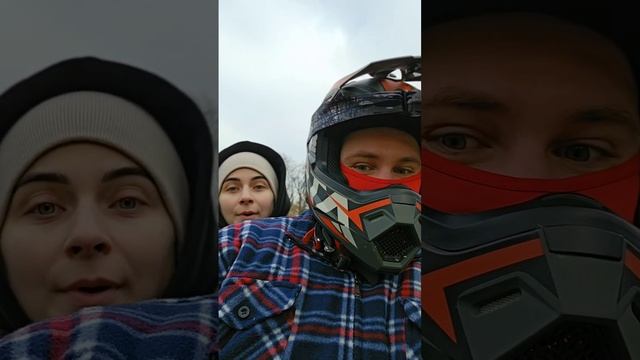 Когда взял жену на пркатуху. #villageэндуро