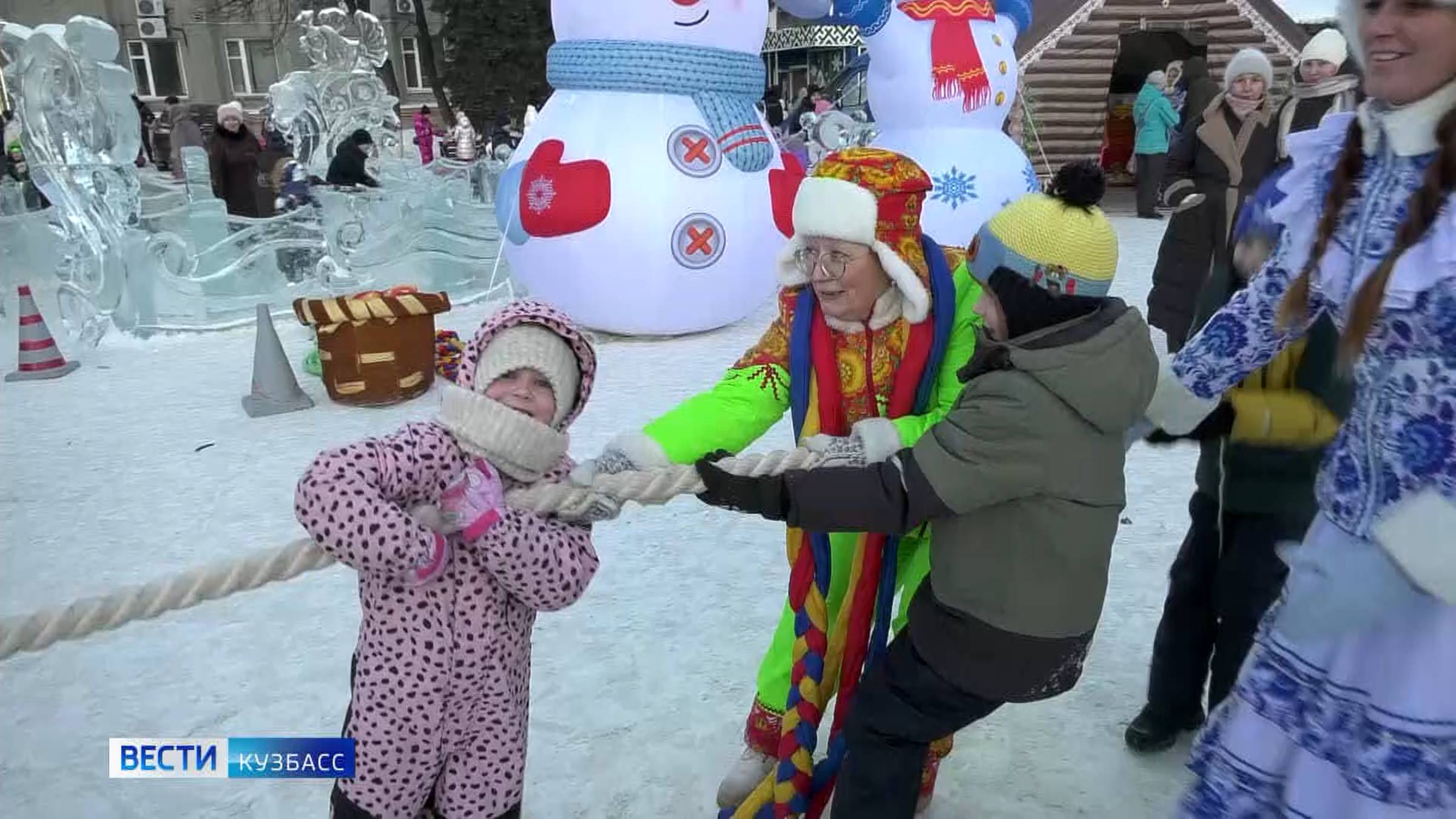 Рождественские гуляния проходят во всех муниципалитетах Кузбасса